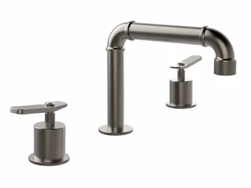 INDUSTRIAL GAS 79325510 - 3 hole countertop washbasin tap without waste by PALAZZANI - view 2