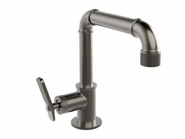INDUSTRIAL GAS 79301110 - Single handle countertop washbasin mixer by PALAZZANI - view 2