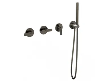 INDUSTRIAL GAS 79139810 - 4 hole bathtub set with diverter and hand shower by PALAZZANI - view 2