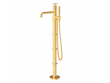 INDUSTRIAL JOB 78117910 - Floor standing bathtub tap with diverter and hand shower by PALAZZANI - view 2