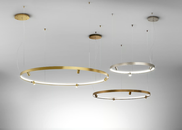 ARENA - LED extruded aluminium pendant lamp by PANZERI - view 3