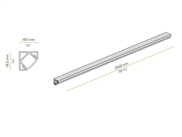 NOOK - Extruded aluminium linear lighting profile by PANZERI - view 3