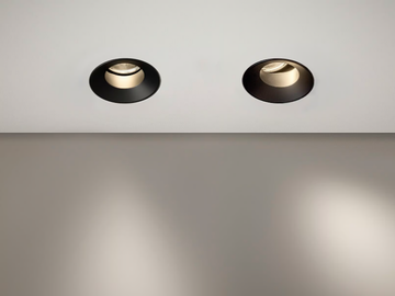JAMES - Adjustable LED recessed die cast aluminium spotlight by PANZERI - view 2