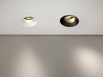 JAMES - Adjustable LED recessed die cast aluminium spotlight by PANZERI - view 3