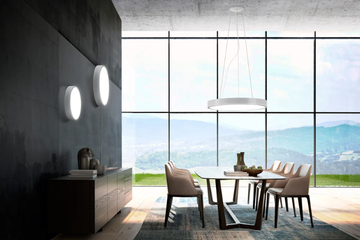 PLANET RING - LED pendant lamp by PANZERI - view 3
