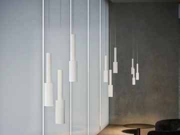 TUBINO - LED aluminium pendant lamp by PANZERI - view 2