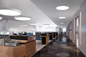 PLANET RING - LED recessed polycarbonate ceiling lamp by PANZERI - view 3