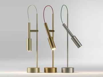 TUBINO PLUS - LED die cast aluminium table lamp by PANZERI - view 2