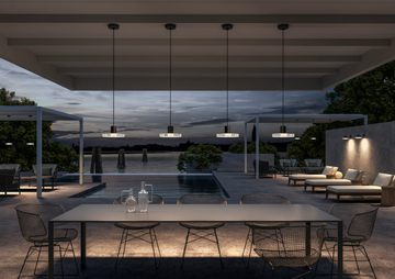 VENEXIA - LED aluminium pendant lamp by PANZERI - view 3
