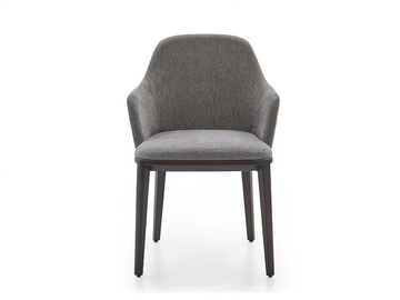 ATLAS A - Upholstered fabric chair with armrests by PARLA - view 3
