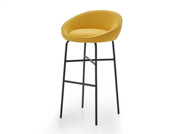 BLOOM - Fabric stool with footrest by PARLA - view 2