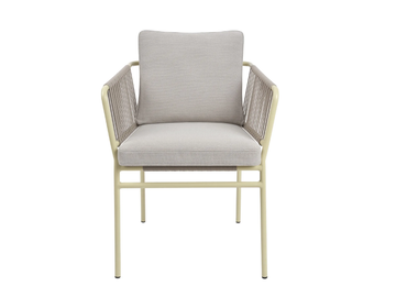 CAPRI - Garden chair with armrests with integrated cushion by PARLA - view 3