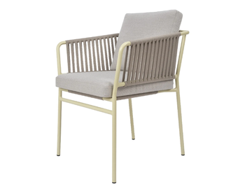CAPRI - Garden chair with armrests with integrated cushion by PARLA - view 2