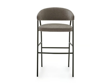 CHIA - Upholstered fabric barstool with armrests by PARLA - view 3