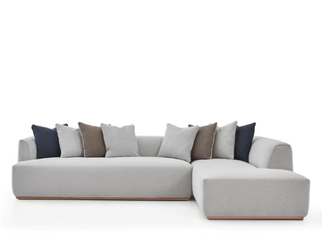 ESTIVAL L - Corner 4 seater fabric sofa by PARLA - view 3