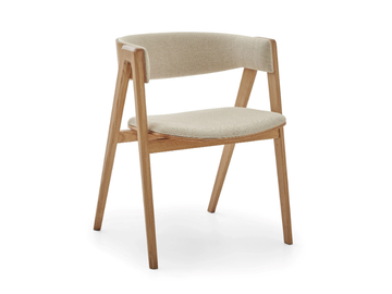 GALA V - Upholstered wood veneer chair with armrests by PARLA - view 3