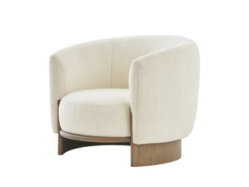 HUG - Fabric armchair with armrests by PARLA - view 3