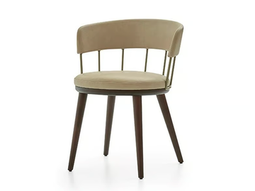 MERU L - Fabric chair with integrated cushion by PARLA - view 2