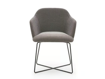 MOD W - Upholstered fabric chair by PARLA - view 3