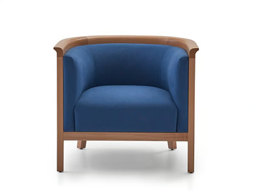 NET - Upholstered easy chair with armrests by PARLA - view 3