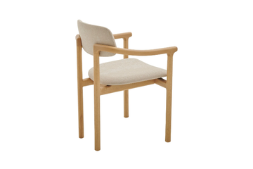 NIGIRI - Upholstered wooden chair with armrests by PARLA - view 3
