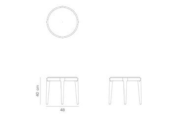 OYSTER M - Low round marble coffee table by PARLA - view 3