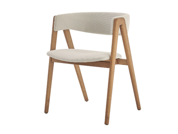 GALA - Upholstered fabric chair with armrests by PARLA - view 2