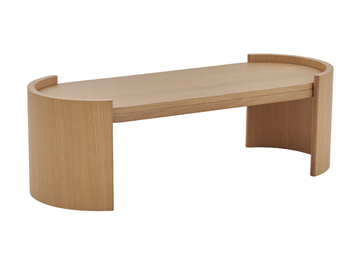 HUG V - Oval ash coffee table by PARLA - view 2
