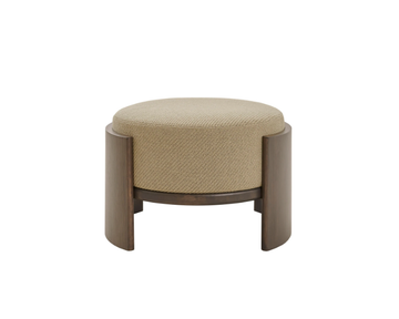 HUG - Round fabric pouf by PARLA - view 3