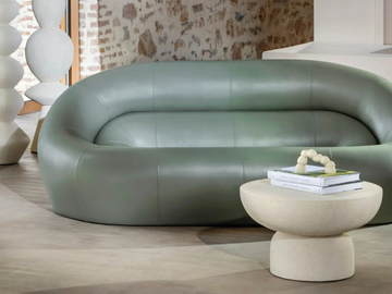 LOOP - 3 seater leather leisure sofa by PARLA - view 2