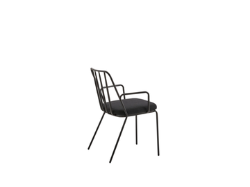 PALM A - Painted metal chair with armrests by PARLA - view 3