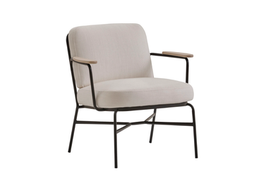PALM COMPACT COMFORT A - Fabric easy chair with removable cover with armrests by PARLA - view 2