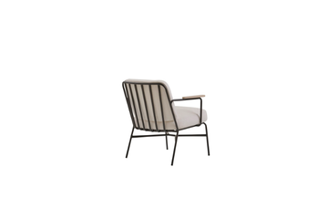 PALM COMPACT COMFORT A - Fabric easy chair with removable cover with armrests by PARLA - view 3