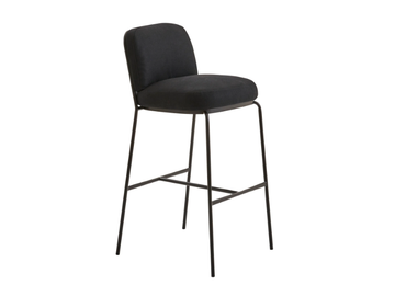 PALM COMPACT COMFORT - High upholstered painted metal stool by PARLA - view 2
