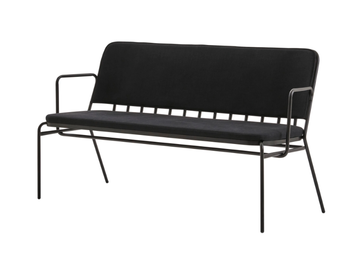 PALM XA - Painted metal bench with back by PARLA - view 2