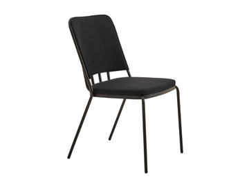 PALM X - Upholstered painted metal chair by PARLA - view 2
