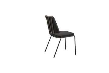 PALM X - Upholstered painted metal chair by PARLA - view 3
