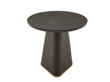 TOFU V - Round wooden coffee table by PARLA - view 3