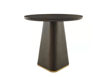 TOFU V - Round wooden coffee table by PARLA - view 2