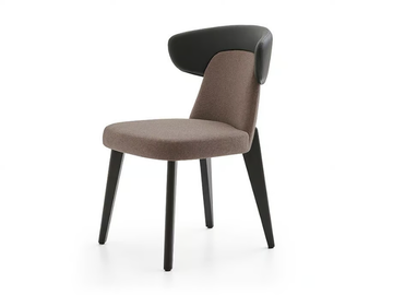REN - Upholstered fabric restaurant chair by PARLA - view 2