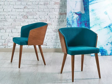 STELLA V - Upholstered fabric chair by PARLA - view 3