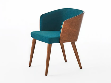 STELLA V - Upholstered fabric chair by PARLA - view 2