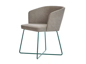 STELLA W - Fabric chair with armrests by PARLA - view 3