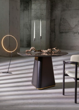 TOFU - Round marble table by PARLA - view 3