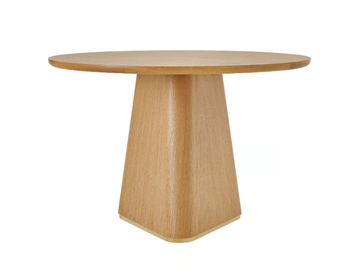 TOFU V - Round wood veneer table by PARLA - view 3