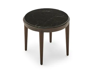 OYSTER M - Low round marble coffee table by PARLA - view 2