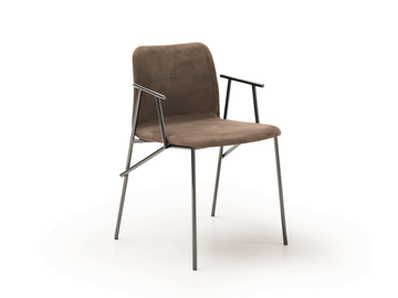 ALUNNA - Upholstered Eco-leather chair by PIANCA - view 2