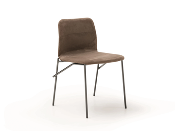 ALUNNA - Upholstered Eco-leather chair by PIANCA - view 3
