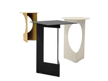 DUETTO - Metal coffee table by PIANCA - view 2