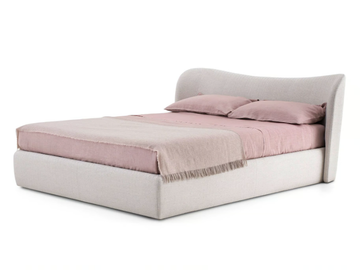 EMBRACE - Fabric double bed with upholstered headboard by PIANCA - view 3